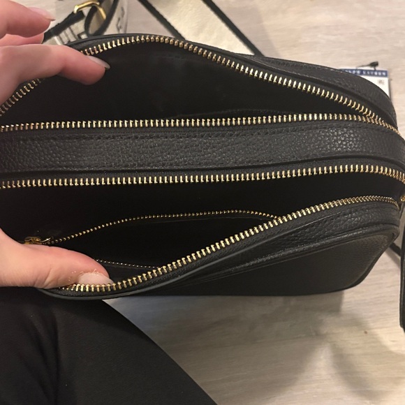 Lauren Ralph Lauren Black Carrie 24 Crossbody - Picture 7 of 7